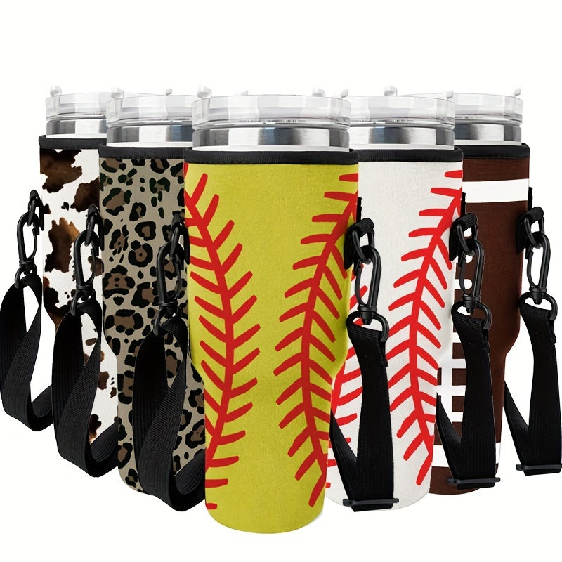 Insulated Fabric Cup Sleeve Water Bottle Holder Outdoor Sports Holder