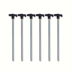 6pcs Fluorescent Luminous Canopy Ground Nails Tent Pegs Stakes