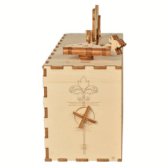 Handcrafted Cat and Mouse Wooden Puzzle Kit