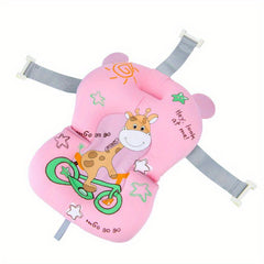 Baby Bath Seat with Non Slip Mat & Body Cushion
