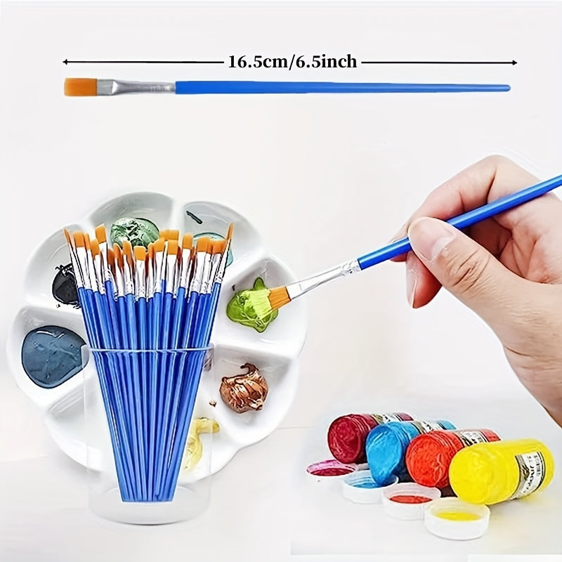 Assorted Paint Brushes Set for Crafts & Painting