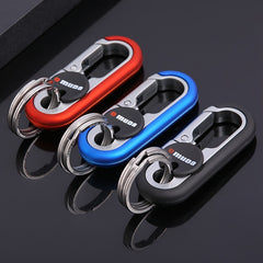 1pc Car Key Chain Metal Key Ring Men's Waist Hanging Key Pendant