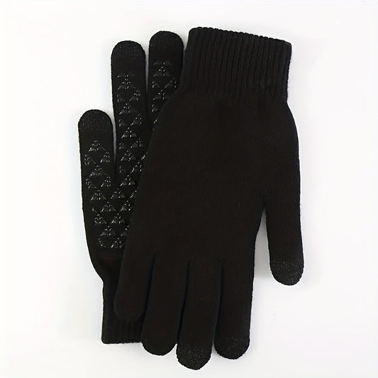 Winter Warm Windproof Gloves Plus Velvet Touch Screen Gloves