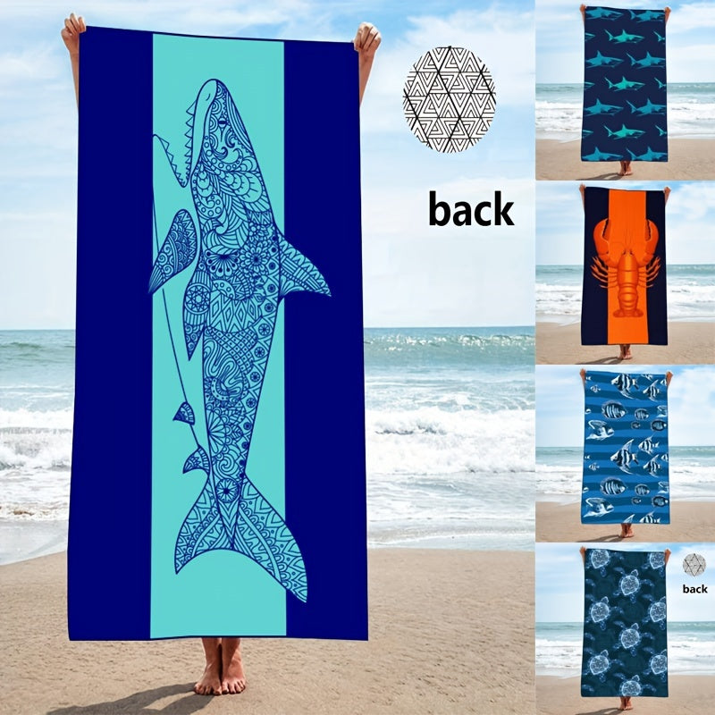 Microfiber Beach Towel Soft Absorbent Sandproof