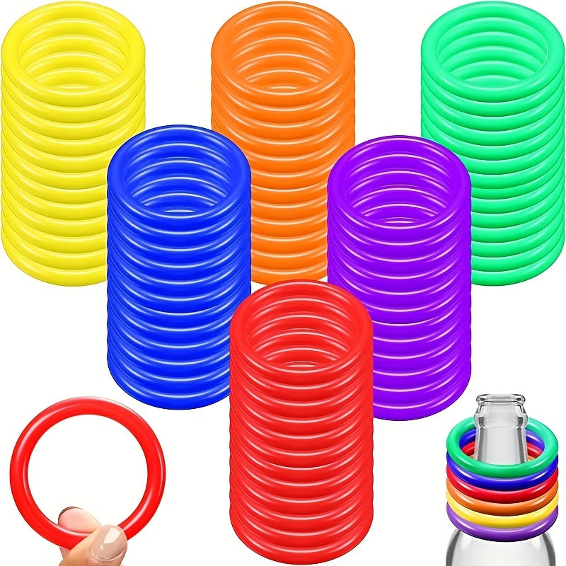 25 Plastic Toss Rings Carnival Halloween Christmas Party Favors Ring Toss Game