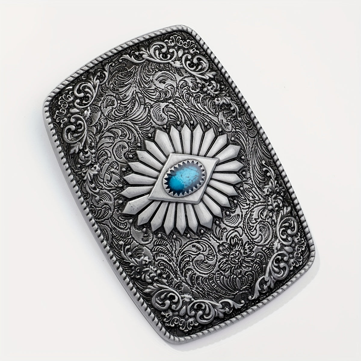 Western Carved Belt Buckle For Women & Men Vintage Jeans Accessories