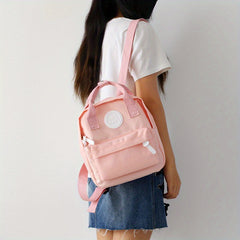 Minimalist Preppy School Backpack Stylish Daypack School Bag