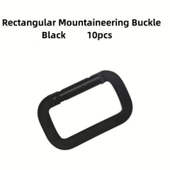 10pcs Aluminum Square Buckle Bag Backpack Outdoor Camping Hiking Travel