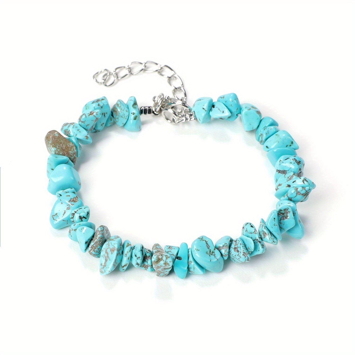 Natural Crystal Stone Irregular Bohemian Style Bracelet