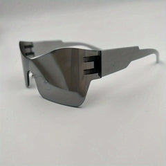 Men's Cycling Windproof Sports Sunglasses Y2K Rimless Decorative Eyewear