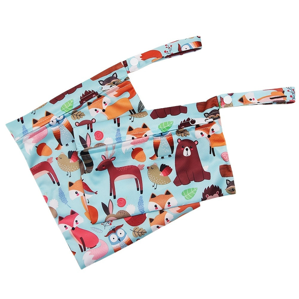 Asenappy 2pcs Wet Bags Baby Diaper Bags