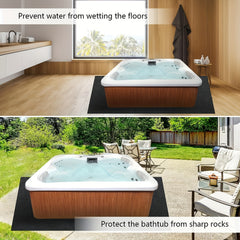 203 X 203 Hot Tub Mat Outdoor Indoor Above Ground Pool Protector