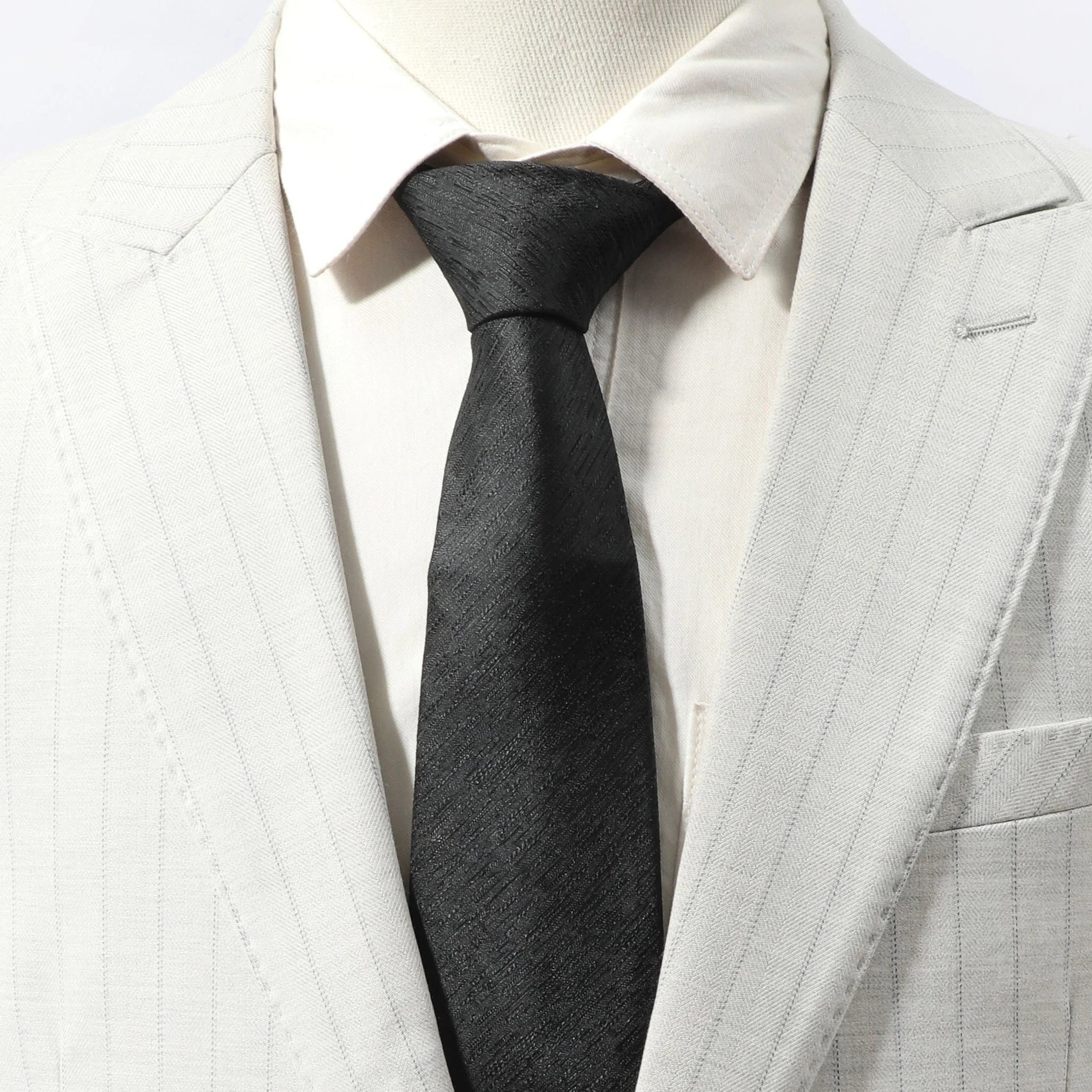 Men's Short Striped Business Tie