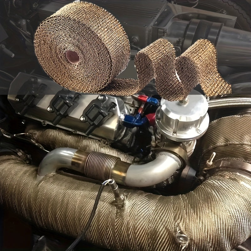 5M Banana Cloth Insulation Belt Car Exhaust Pipe High Temperature Heat Insulatio