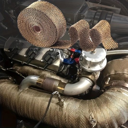 5M Banana Cloth Insulation Belt Car Exhaust Pipe High Temperature Heat Insulatio