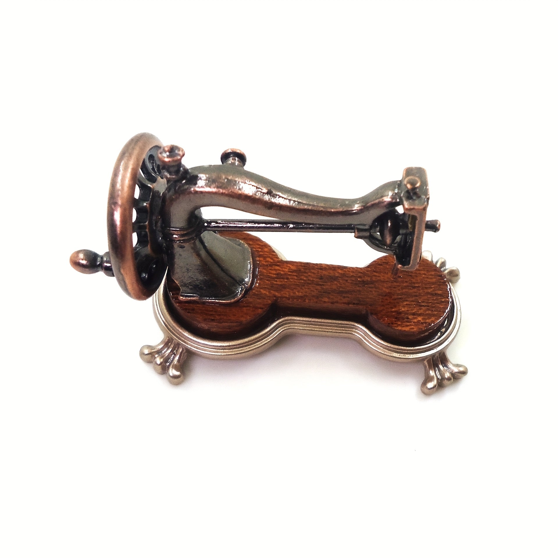 1:12 Vintage Hand-Cranked Sewing Machine Model