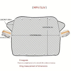 Car Snow Shield Front Windshield Sun Shield Thickened Snow Shield