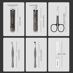 6pcs Nail Clippers Fingernail & Toenail Cutter Manicure Tool