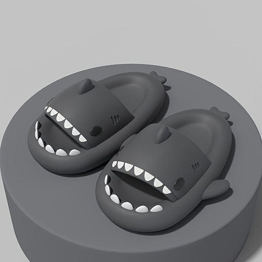 Men's Shark Lightweight Slippers - Quick Drying Non Slip Slide