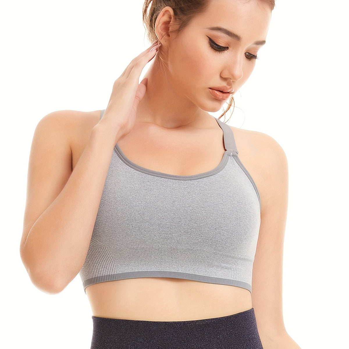 Comfy Wireless Sports Bra for Running Workout