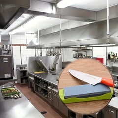 Double Sided Whetstone for Knives Non Slip Base
