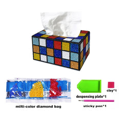 5D DIY Diamond Sticker Kit with Paper Box for Patience Cultivation