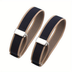 Elastic Armband Cuffs - Adjustable Shirt Sleeve Holders