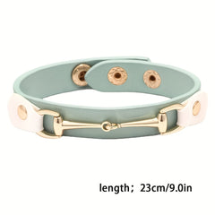 Adjustable Horseshoe Buckle Bracelet Unisex Jewelry