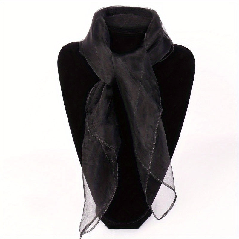 Breathable Gauze Neck Scarf Chiffon Bandana