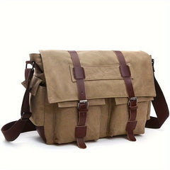 Large Capacity Canvas Messenger Bag for Men