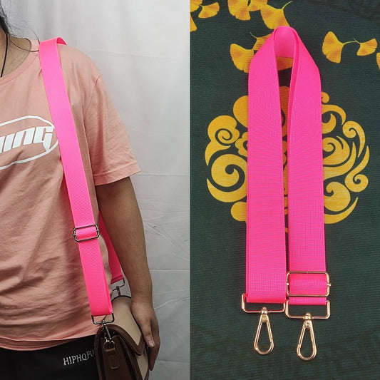 Adjustable Polyester Bag Strap Solid Travel Accessories