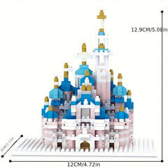 2800 pcs Pink Castle Building Blocks Set Ideal Birthday Gift