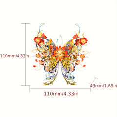 Butterfly Love Flower Metal Puzzle 3D Assembly Toy DIY Christmas Gift