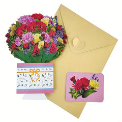 3D Pop up Flower Card for Mother's Weddings and Anniversaries