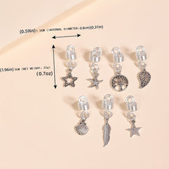 Snake Shape Metal Hair Clips for Braiding Hair