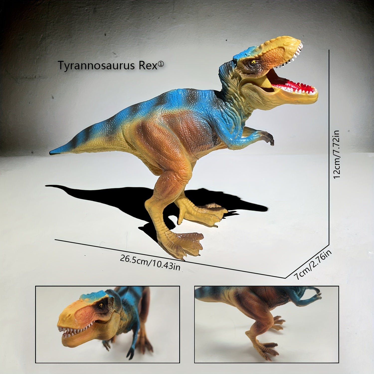 Large Size PVC Simulated Dinosaur Toys - Lifelike Dinosaur Models
