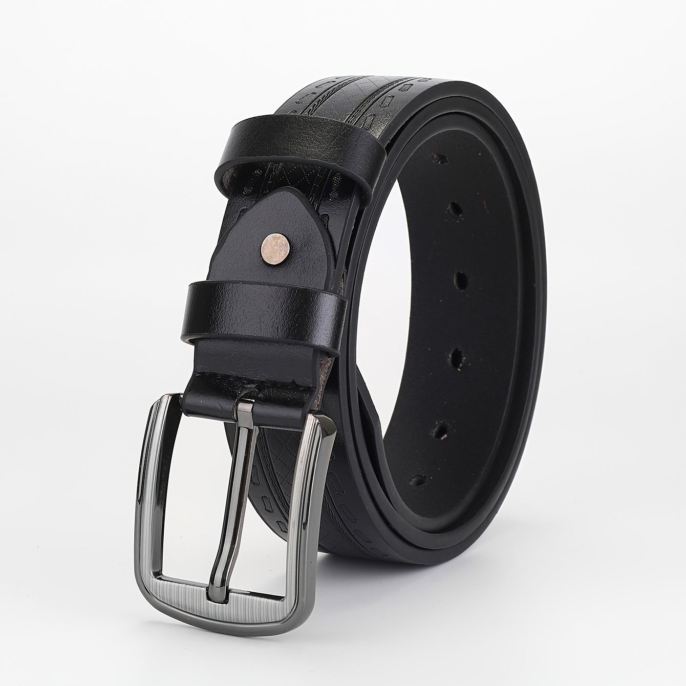 Classic Leather Belt for Work, Business & Casual Wear