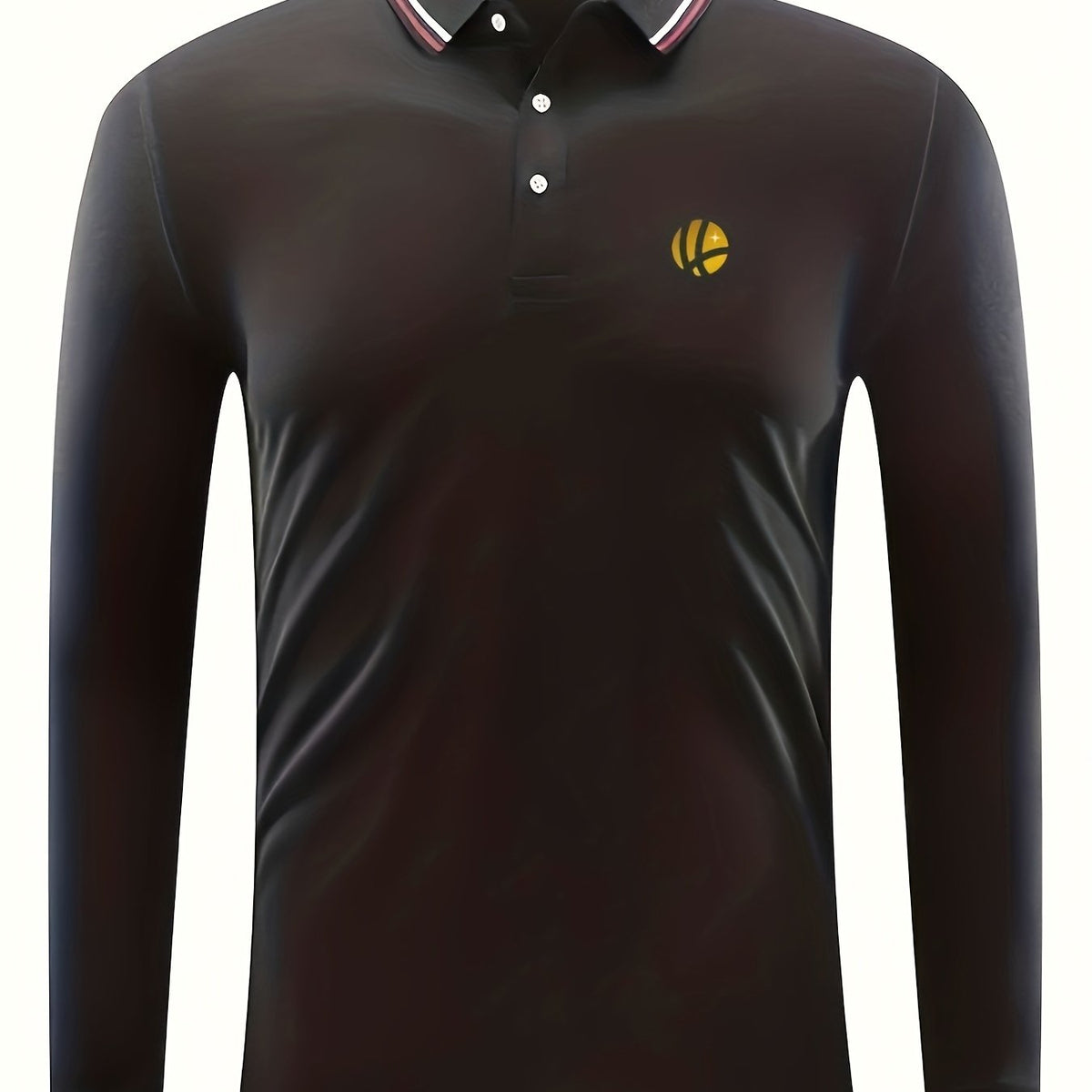 Men's Basketball Print Polo Shirt Casual Slightly Stretch Breathable