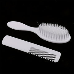 2pcs Newborn Baby Kids Head Hair Care Set Grooming Soft Comb Hair Brush Kit