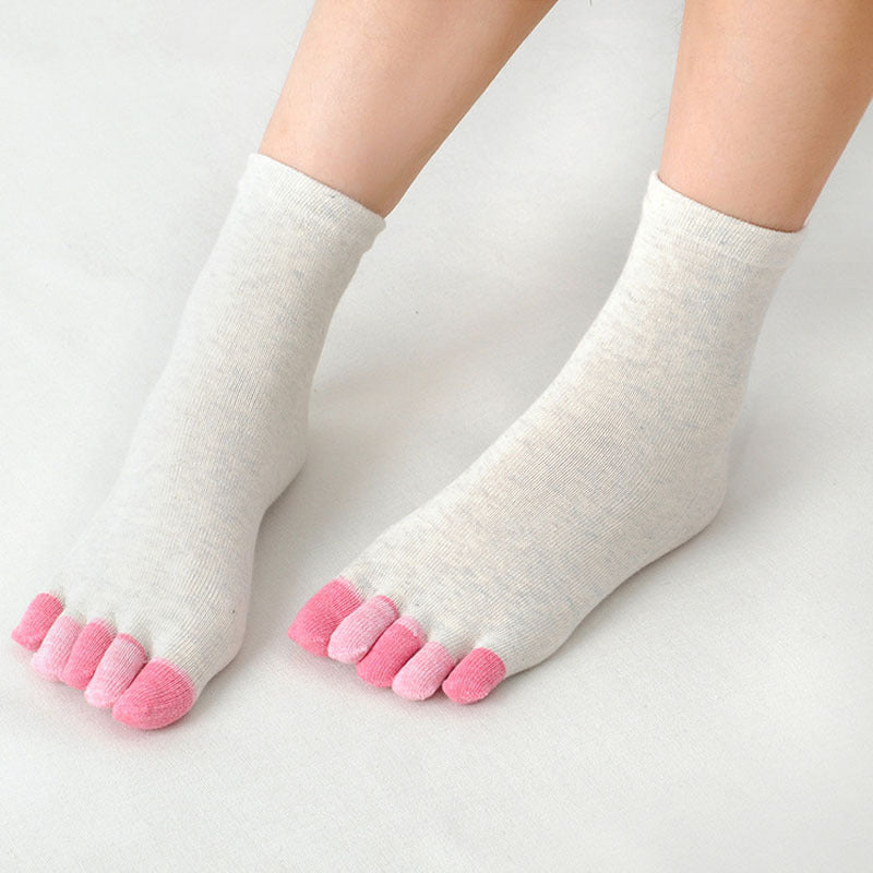 Colorful Toe Socks for Yoga Athletic Women