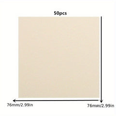 50 Sheets Colourful Memo Pad Sticky Notes Set Office Supplies