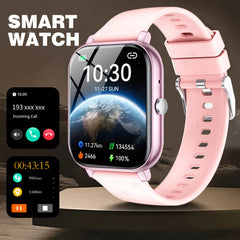 Sports Fitness Smartwatch with Wireless Calling and HD Display