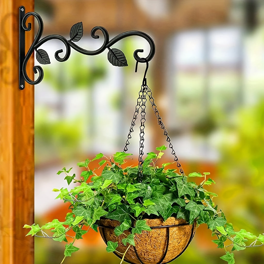 Metal Plant Hanging Bracket 30 48 Cm 3 Leaves Decorative Plant Hanger
