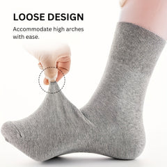 5 Pairs Diabetic Socks Unisex Comfort Stretch Knit Fabric