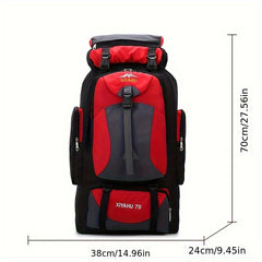 Large Capacity Travel Outdoor Bag Hiking Backpack Nylon Backpack Men's Camping B