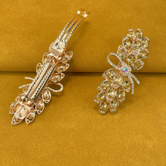Flower Hair Clip Rhinestone Bridal Hair Accessory