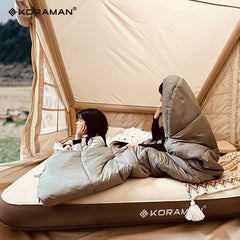 KORAMAN 4 Season Cotton Camping Sleeping Bag Warm & Lightweight