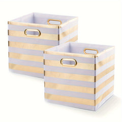 2pack Foldable Storage Boxes Home Decor