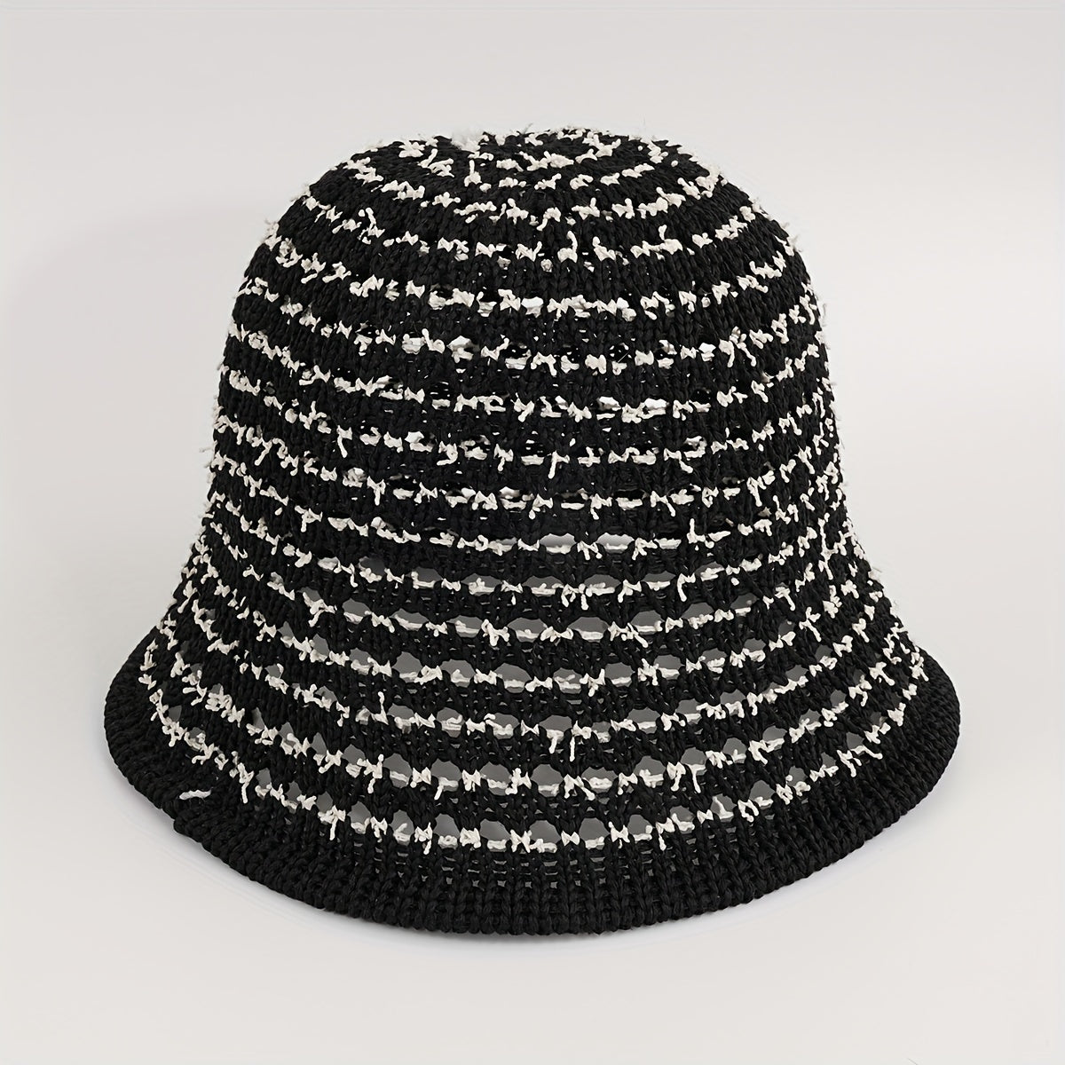 Woolen Plaid Fisherman Hat Autumn Winter All-match Bucket Hat