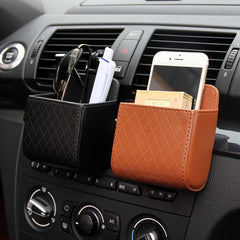 Car Air Vent Hanging Storage Box Mobile Phone Bag Car Mobile Phone Holder